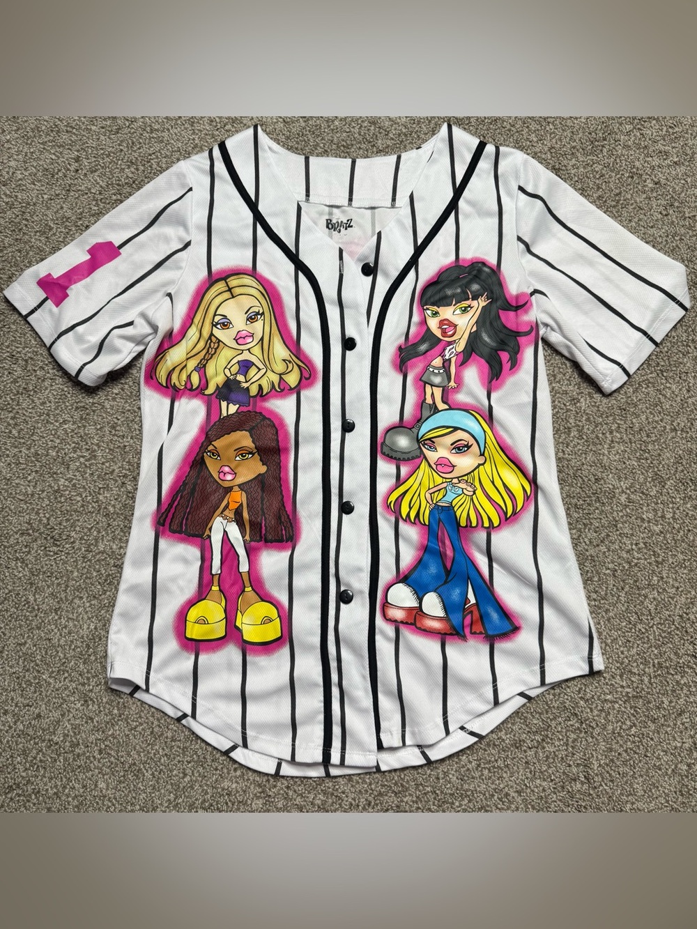 Women's Bratz Baseball Jersey Top